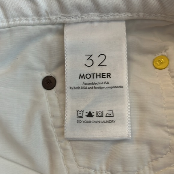 Mother (SNACKS) HIGH WAISTED TWIZZY SKIMP in STICKY RICE NWOT - Picture 11 of 14